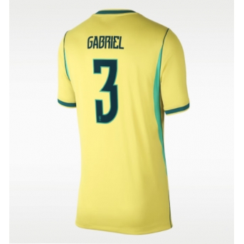 Billige Fotballdrakt Brasil Gabriel Magalhaes #3 Replika Hjemmedrakt Dame VM 2026 Kortermet